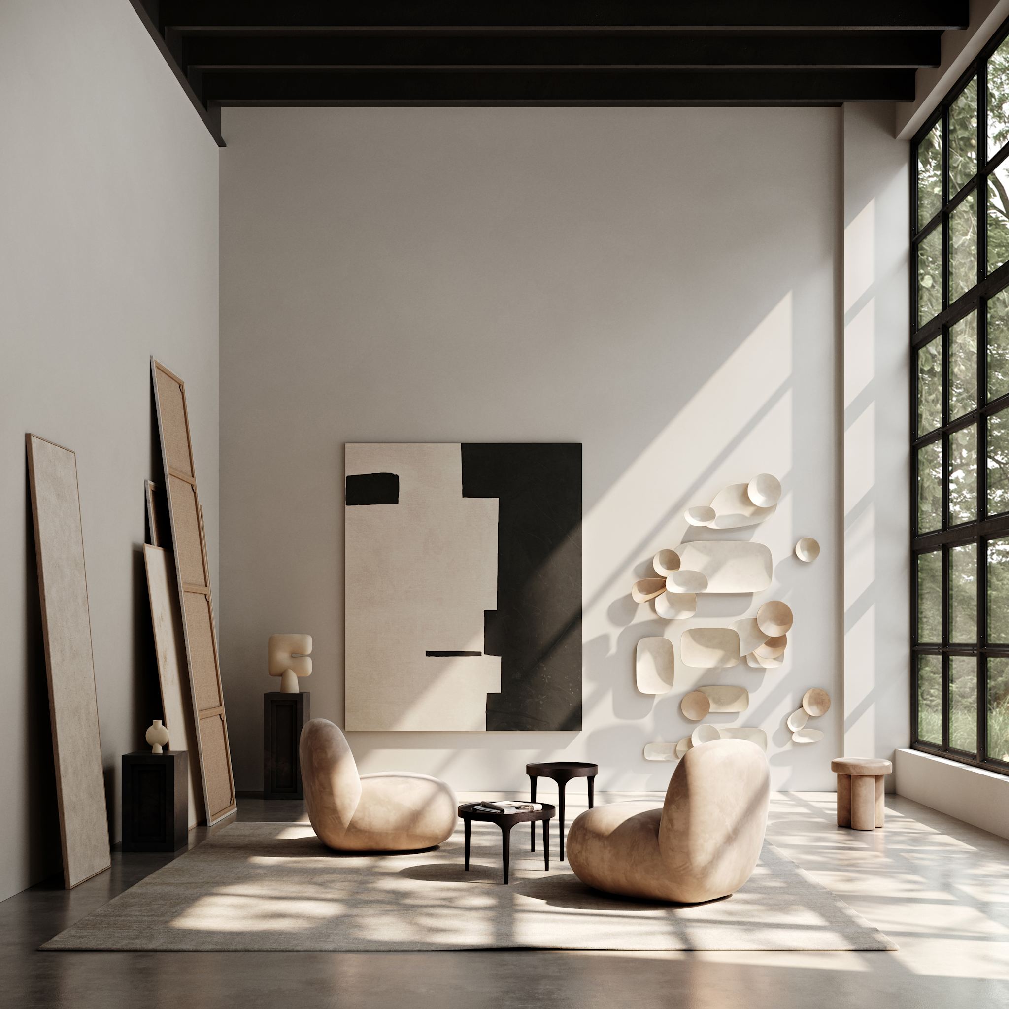 101 Copenhagen - Phantom Table, Low - Burn Antique - Coffee or Side Table
