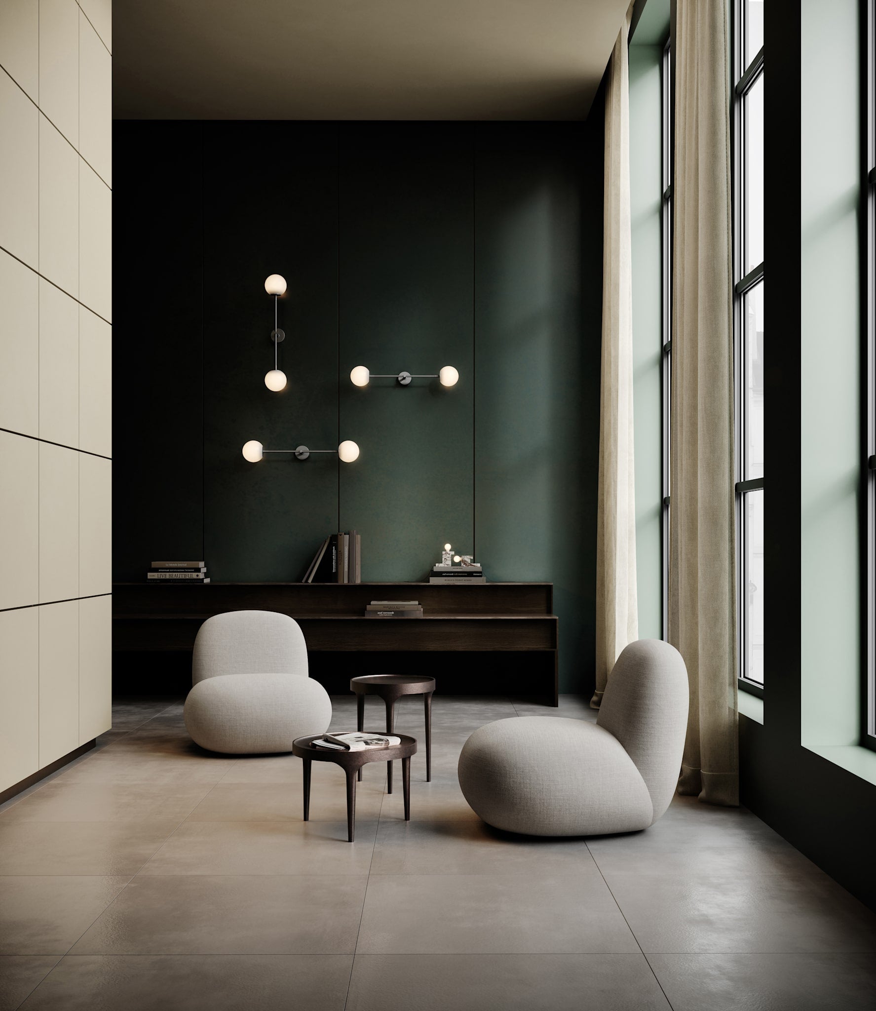 101 Copenhagen - Phantom Table, Low - Burn Antique - Coffee or Side Table