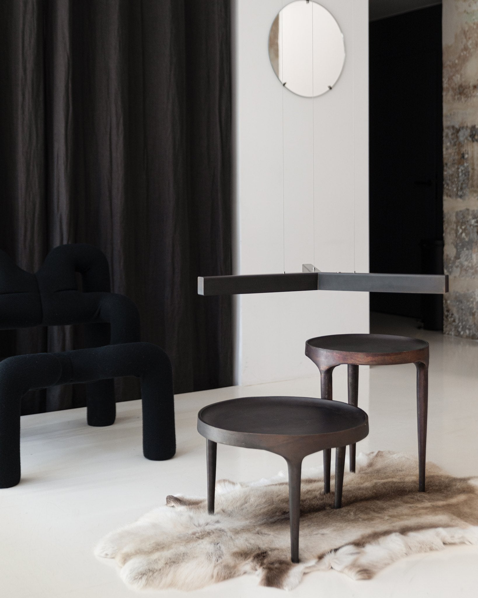 101 Copenhagen - Phantom Table, Low - Burn Antique - Coffee or Side Table