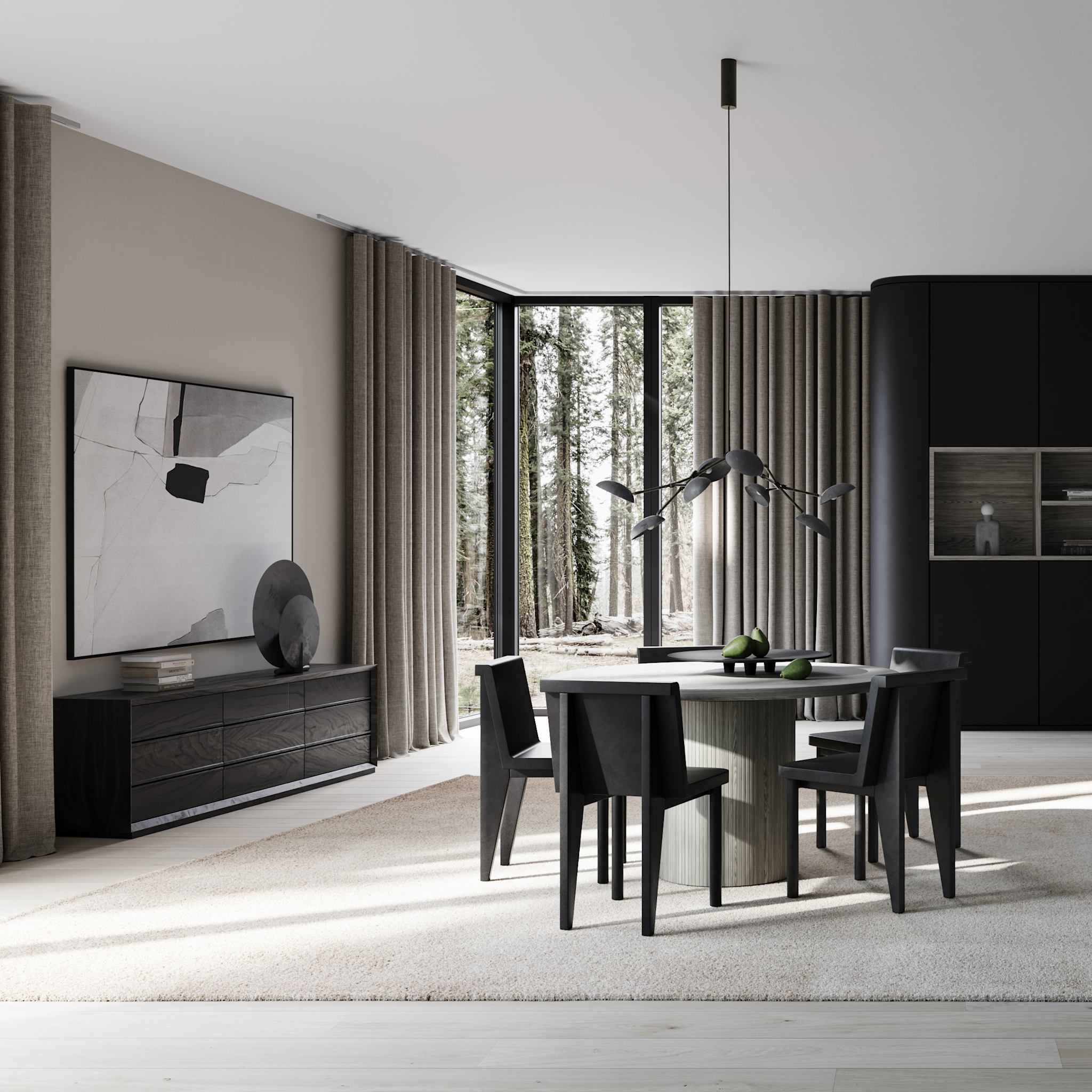 101 Copenhagen - Drop Chandelier, Mini - Oxidized - Chandelier