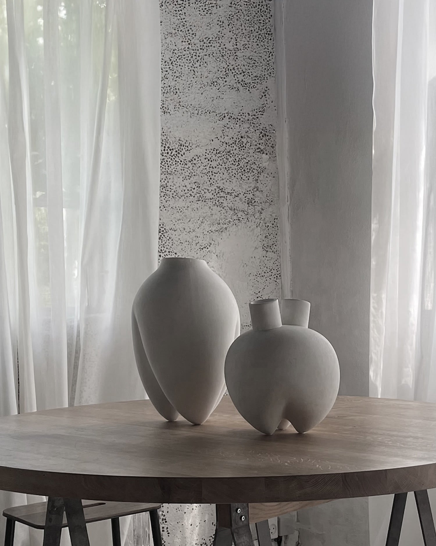 101 Copenhagen - Sumo Vase, Horns - Bone White - Vase