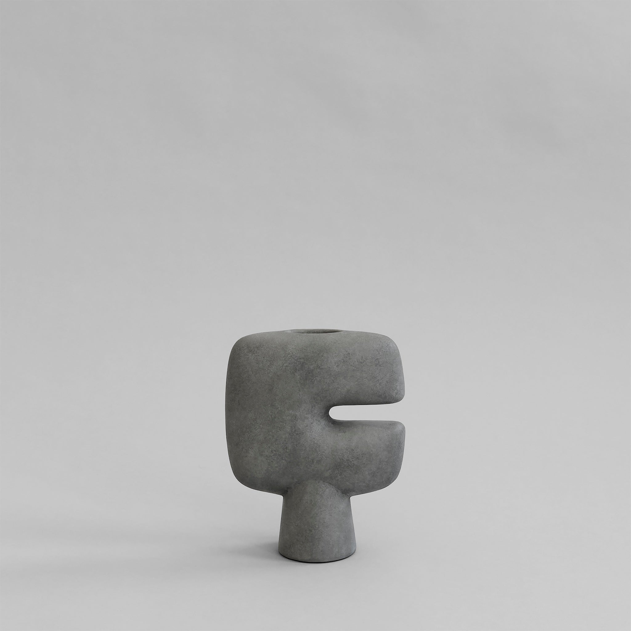 101 Copenhagen - Tribal Vase, Mini - Dark Grey - Vase
