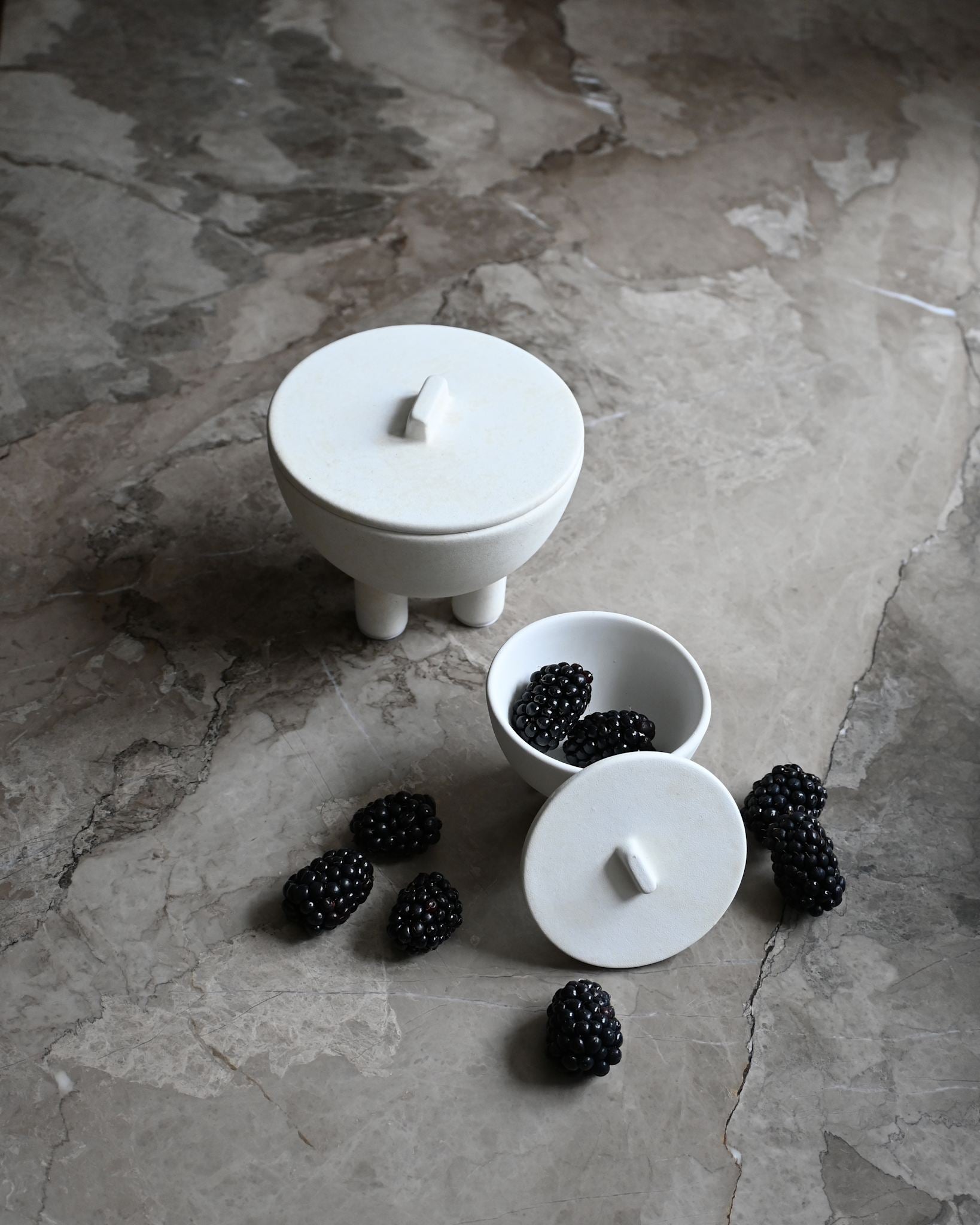 101 Copenhagen - Duck Jar, Medio - Bone White - Decorative Jars