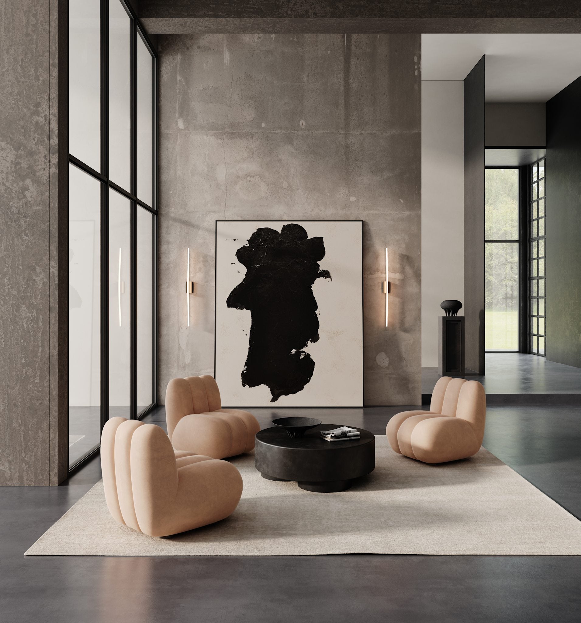 101 Copenhagen - Medusa Tray, Big - Coffee - Tray