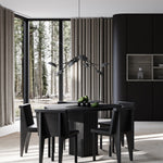101 Copenhagen - Brutus Slim Dining Chair - Coffee - Dining Chair
