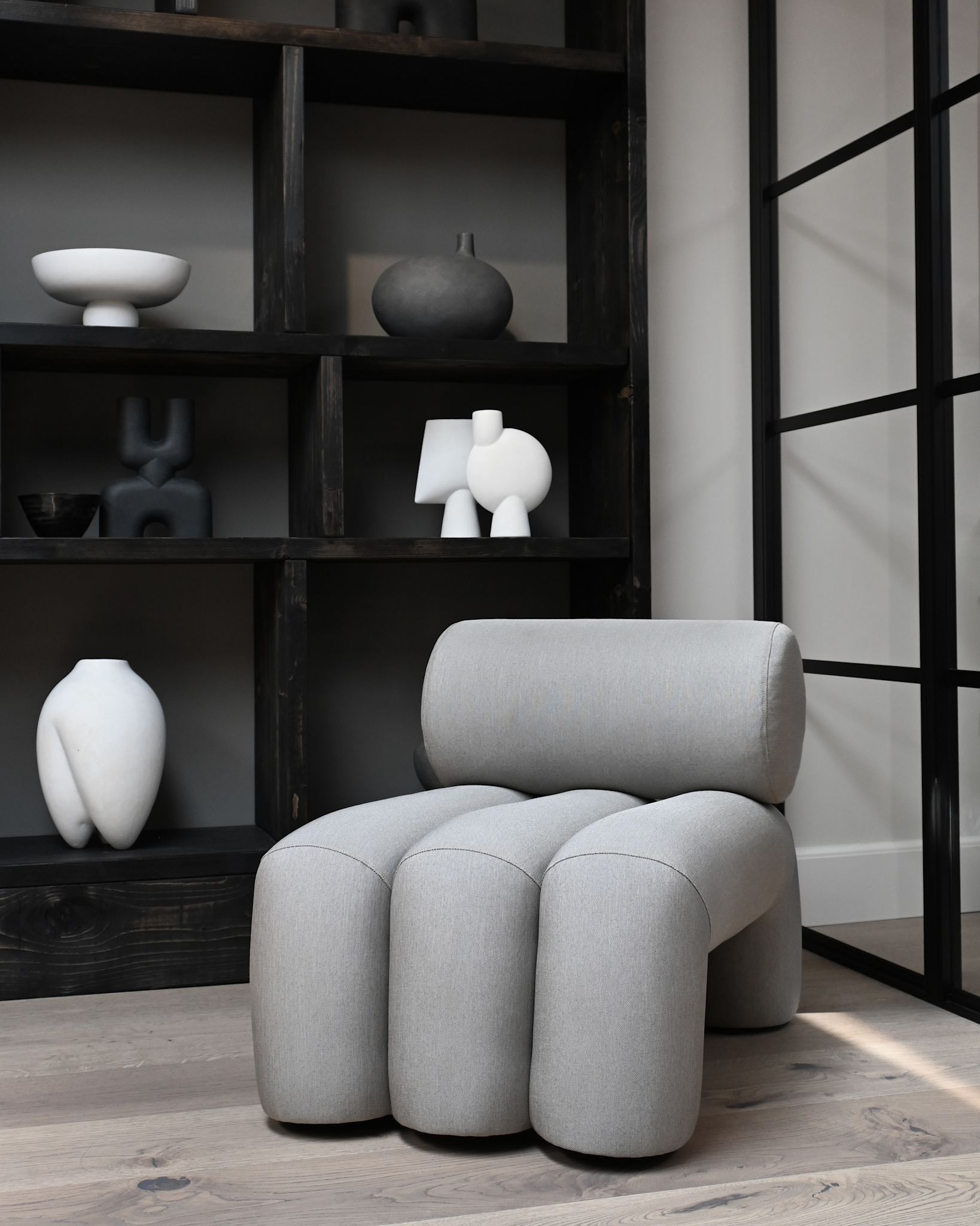 101 Copenhagen - Foku Chair - Taupe (Pallazo 163) - Lounge Chair