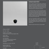 101 Copenhagen - Sunao Vase, Petit - Black - Vase