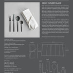 101 Copenhagen - Kogei Cutlery - Black (24 pcs) - Cutlery set