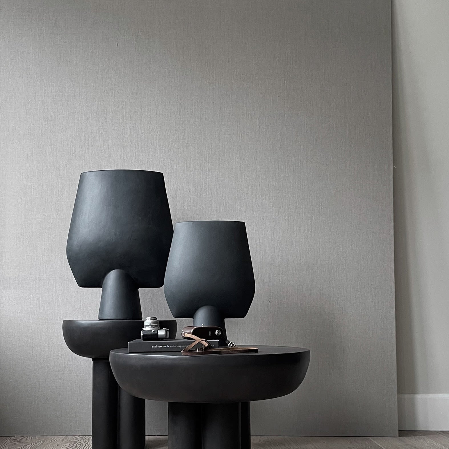 101 Copenhagen - Sphere Vase Square, Big - Black - Vase