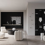 101 Copenhagen - Sphere Vase Square Shisen, Big - Bone White - Vase