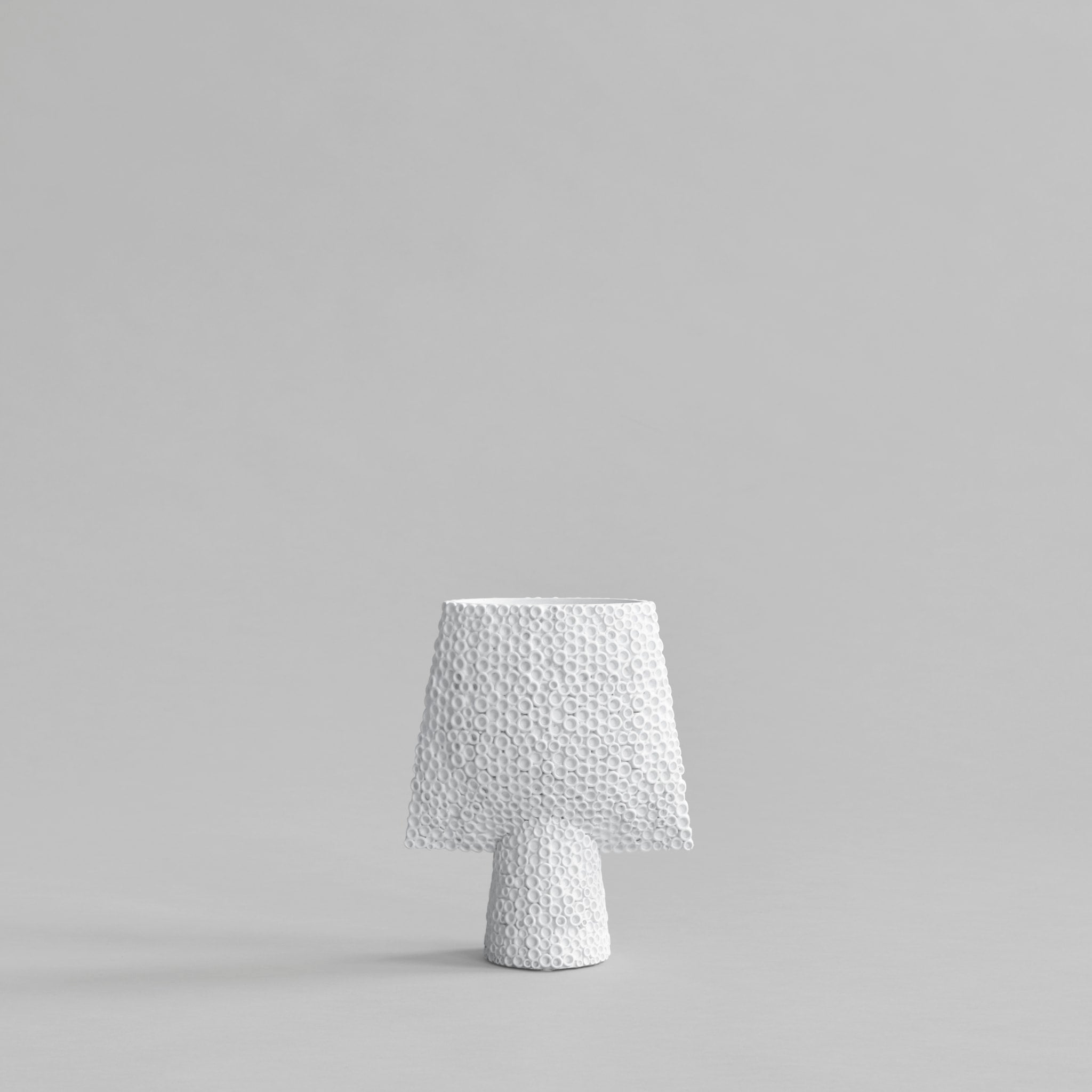 Sphere Vase Square Shisen, Mini - Bone White