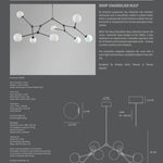 101 Copenhagen - Drop Chandelier Bulp - Grey (5m) - Chandelier