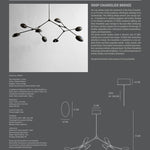 101 Copenhagen - Drop Chandelier - Bronze (5m) - Chandelier