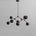 101 Copenhagen - Drop Chandelier Globe, Mini - Burned Black (5m) - Chandelier
