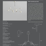 101 Copenhagen - Drop Chandelier, Mini - White (5m) - Chandelier