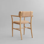 101 Copenhagen - Nama Dining Chair, Armrest - Nubuck - Dining Chair