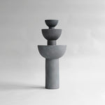 101 Copenhagen - Block Vase, Big - Dark Grey - Archive