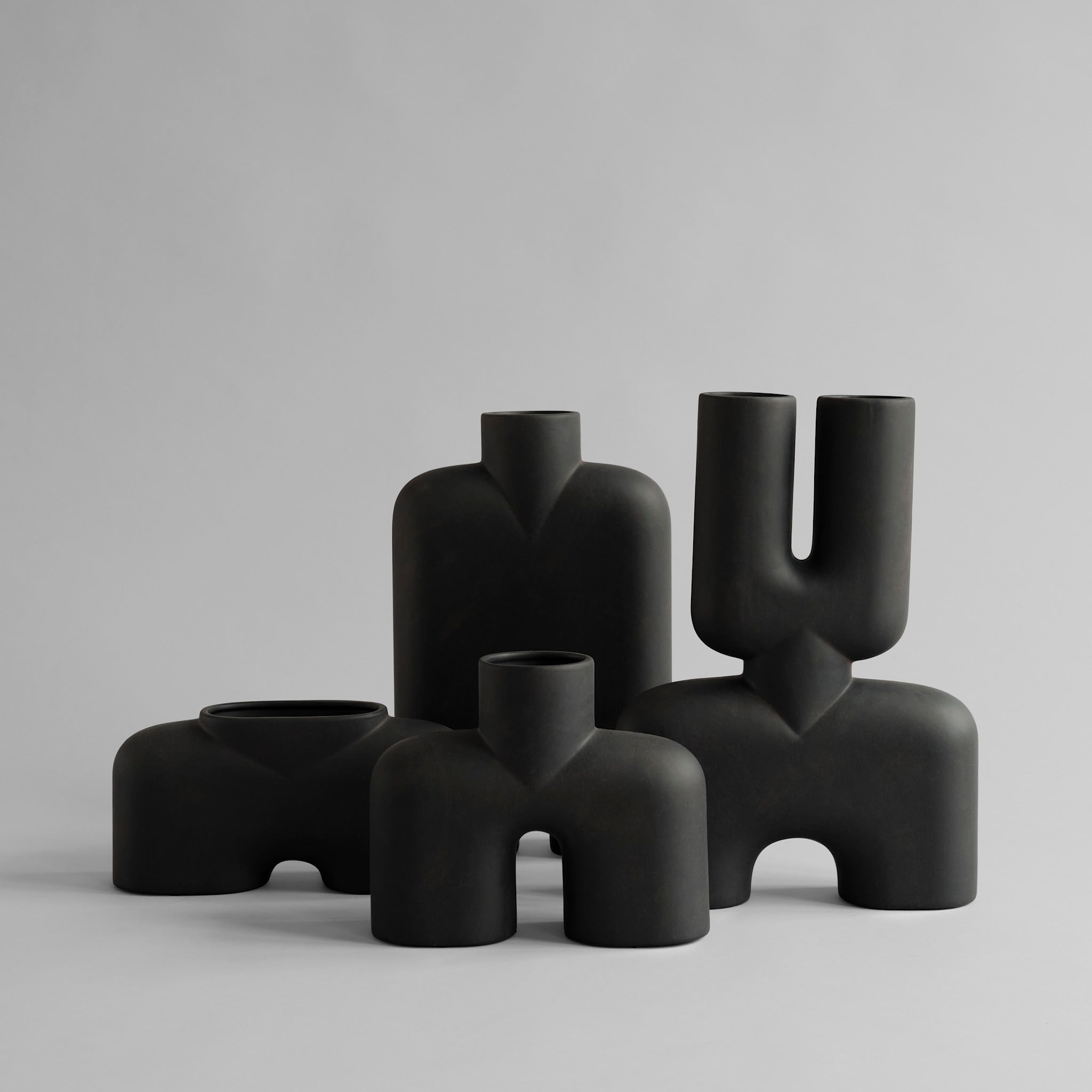 101 Copenhagen - Cobra Vase Uno, Medio - Coffee - Vase