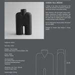 101 Copenhagen - Cobra Vase Tall, Medio - Coffee - Vase