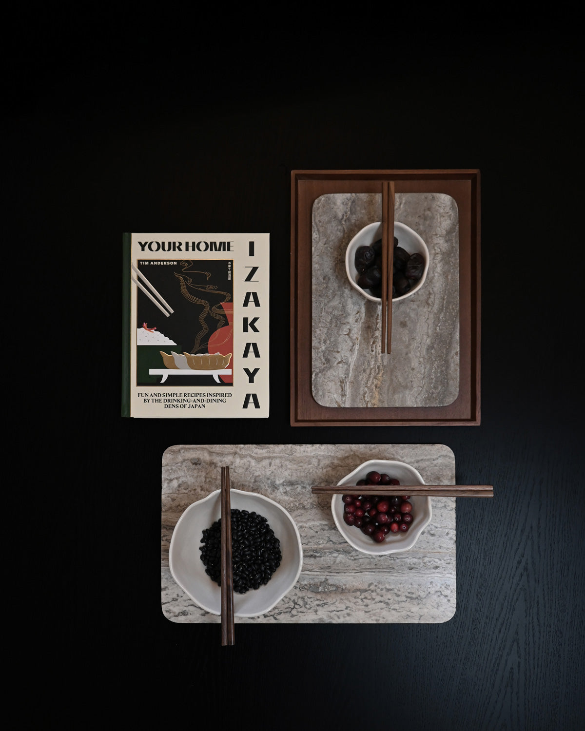 101 Copenhagen Rectangular Enkei Trays with native bowls