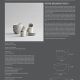 101 Copenhagen - Native Breakfast for 4 - Birch - Dinnerware Set