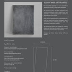 101 Copenhagen - Sculpt Art, Triangle,  Mini - Dark Grey - Archive