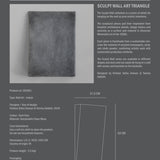 101 Copenhagen - Sculpt Art, Triangle, Mini - Dark Grey - Archive