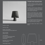 101 Copenhagen - Sphere Vase Square, Mini - Coffee - Vase