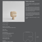 101 Copenhagen - Tribal Vase, Mini - Sand -