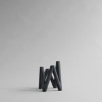 101 Copenhagen - W Candle Holder - Black - Candle Holders