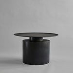 101 Copenhagen - Pillar Table, Low - Burned Black - Coffee or Side Table