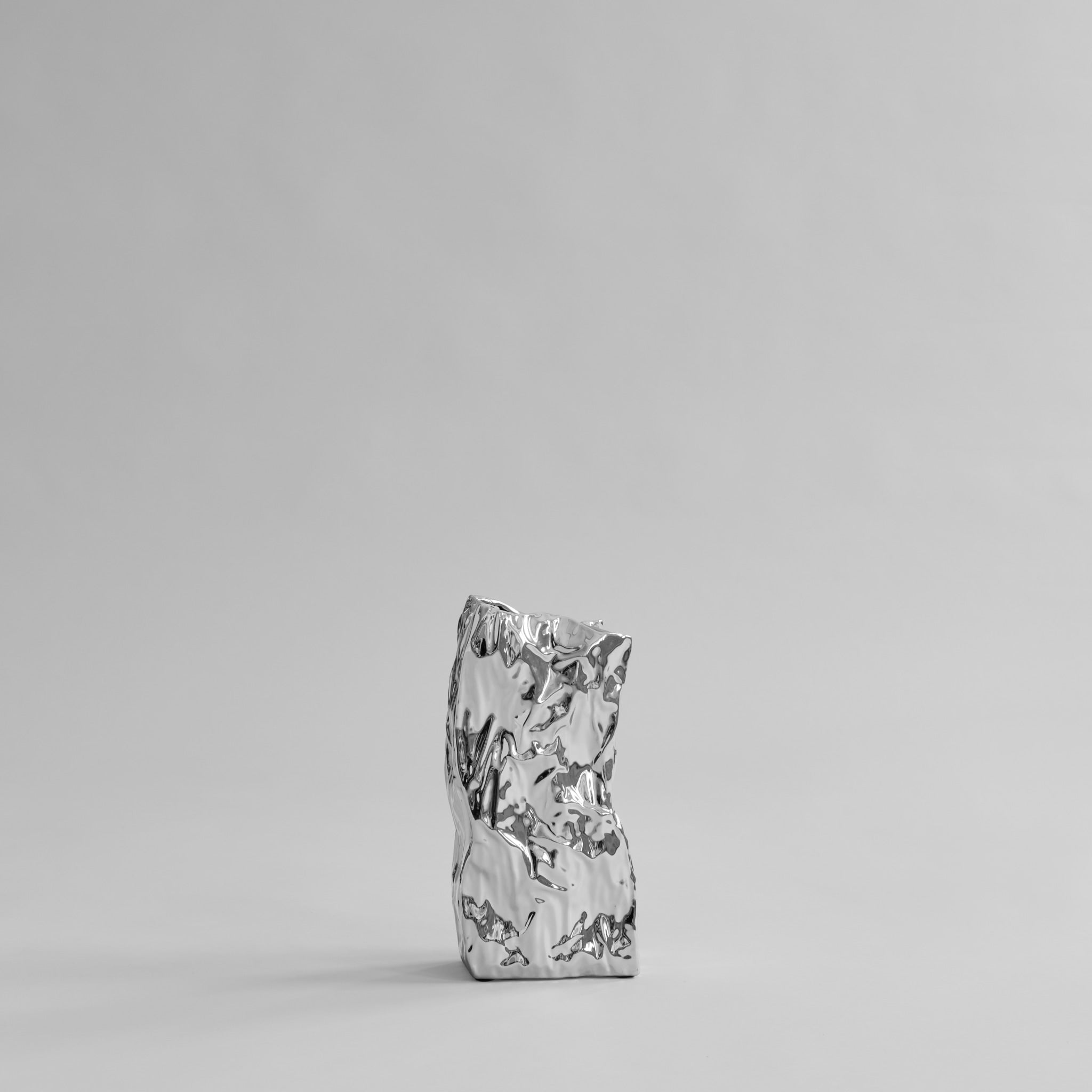 101 Copenhagen - Kami Vase, Medio - Chrome - Vase