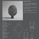 101 Copenhagen - Clam Table Lamp - Oxidized - Table Lamp