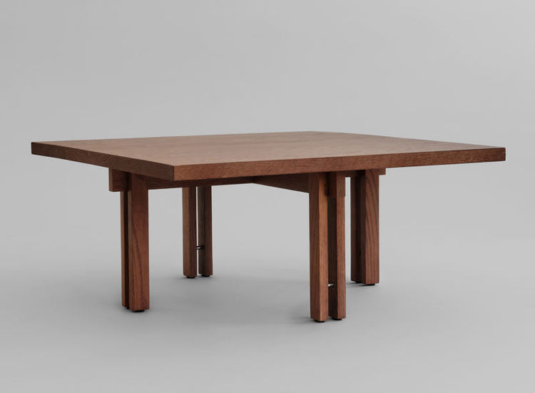 Plinth Coffee table in Classic Brown oak