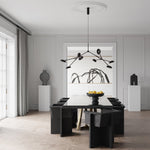 101 Copenhagen - Drop Chandelier - Burned Black (5m) - Chandelier