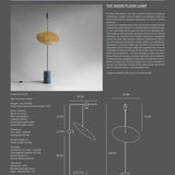 The Moon Floor Lamp - Brass