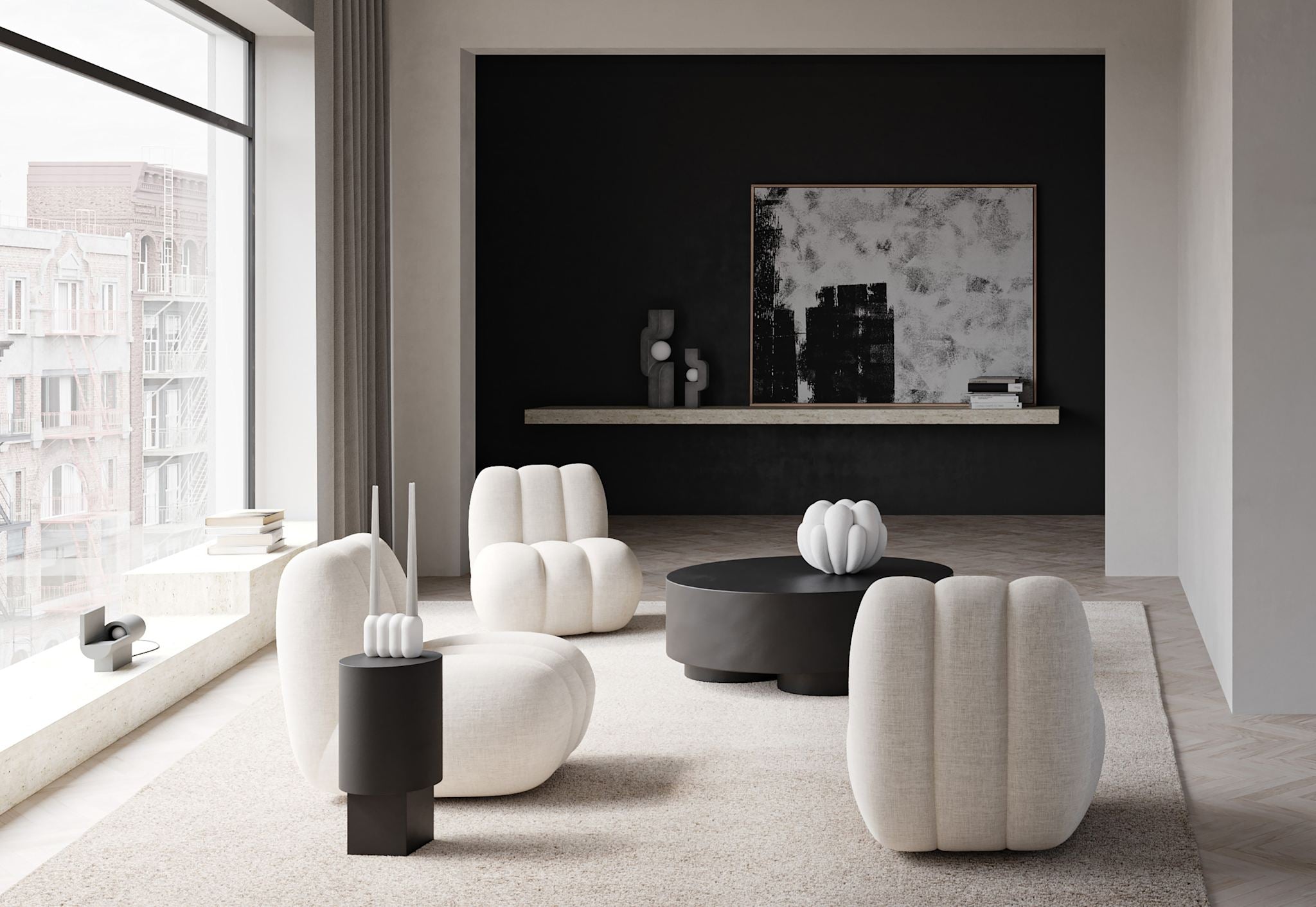 101 Copenhagen - Brutalist Lamp - Concrete - Table Lamp