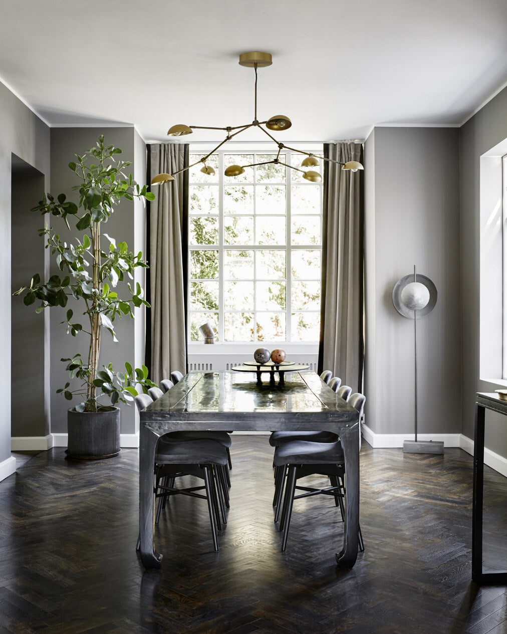 101 Copenhagen - Drop Chandelier - Brass (5m) - Chandelier