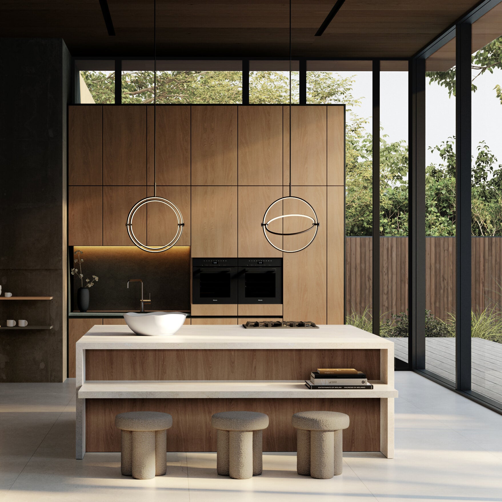 101 Copenhagen - Maru Pendant, Ø40 - Burned Black - Pendant