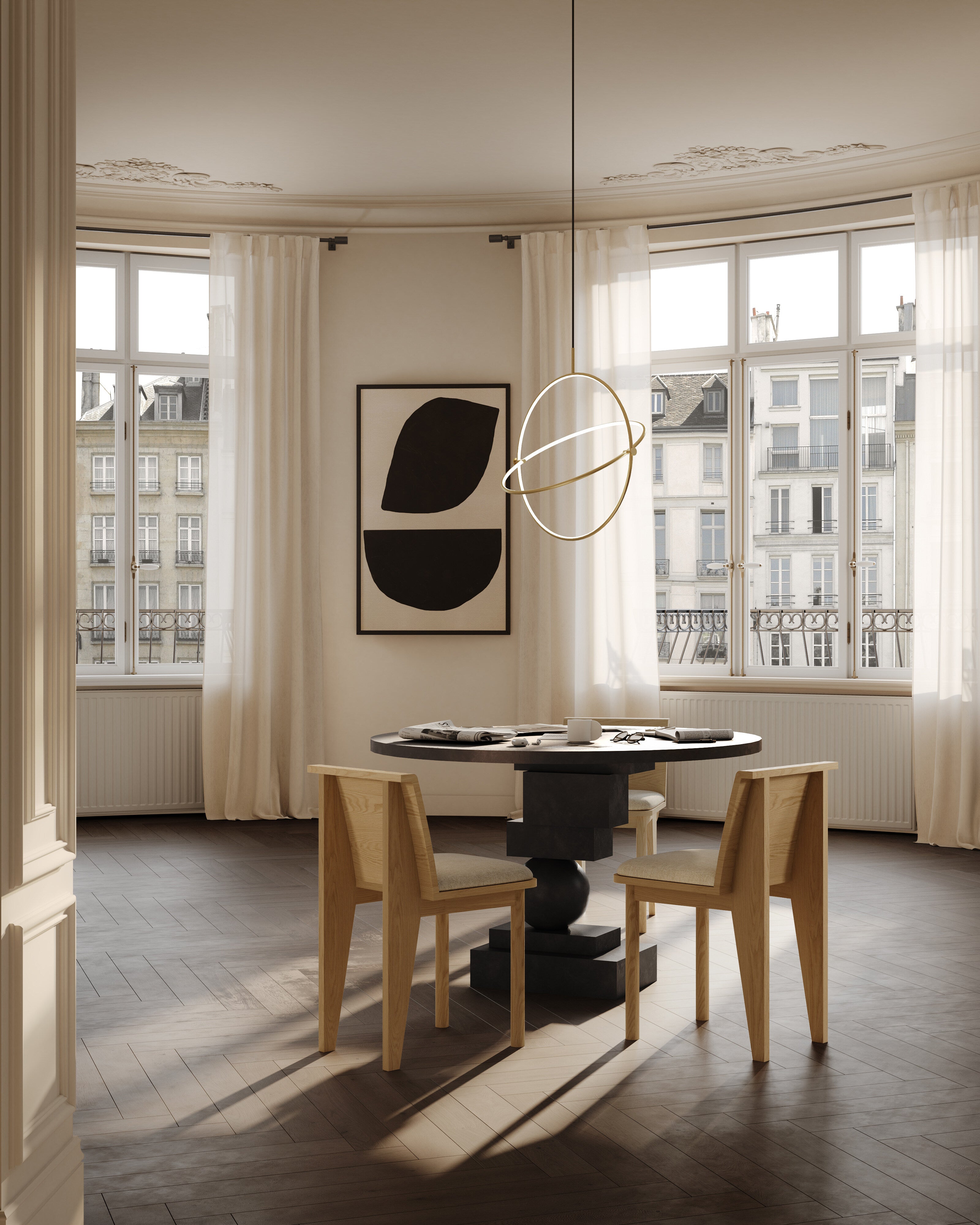 101 Copenhagen - Maru Pendant, Ø60 - Brass - Pendant