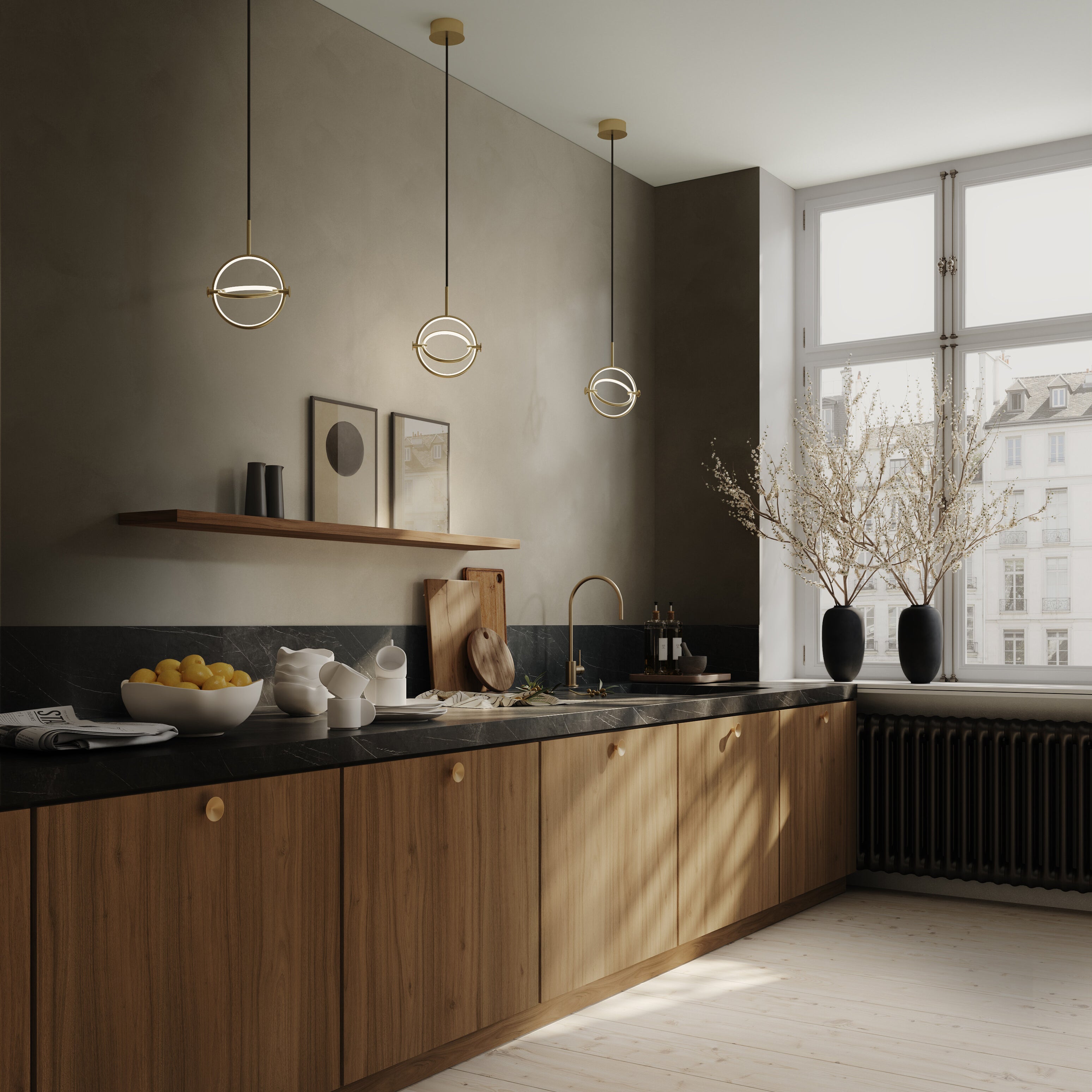 101 Copenhagen - Maru Pendant, Ø20 - Brass - Pendant