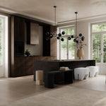 101 Copenhagen - Drop Chandelier Globe, Mini - Burned Black (5m) - Chandelier