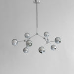 101 Copenhagen - Drop Chandelier Globe, Mini - Chrome (5m) - Chandelier
