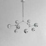101 Copenhagen - Drop Chandelier Globe, Mini - Chrome (5m) - Chandelier