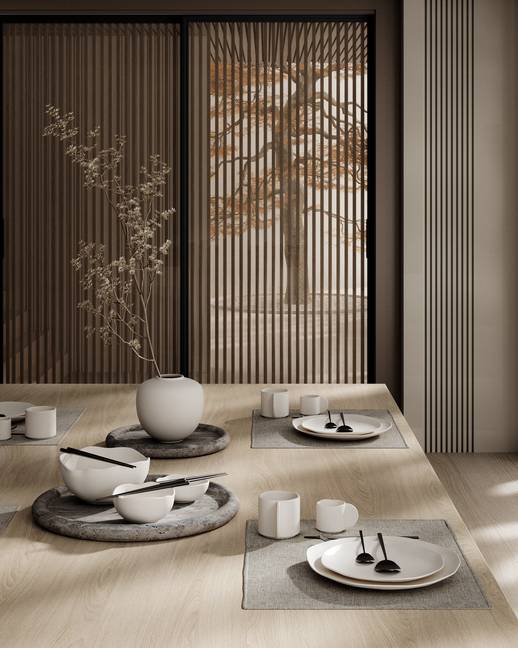 101 Copenhagen - Native Dinner Set - Birch - Plate