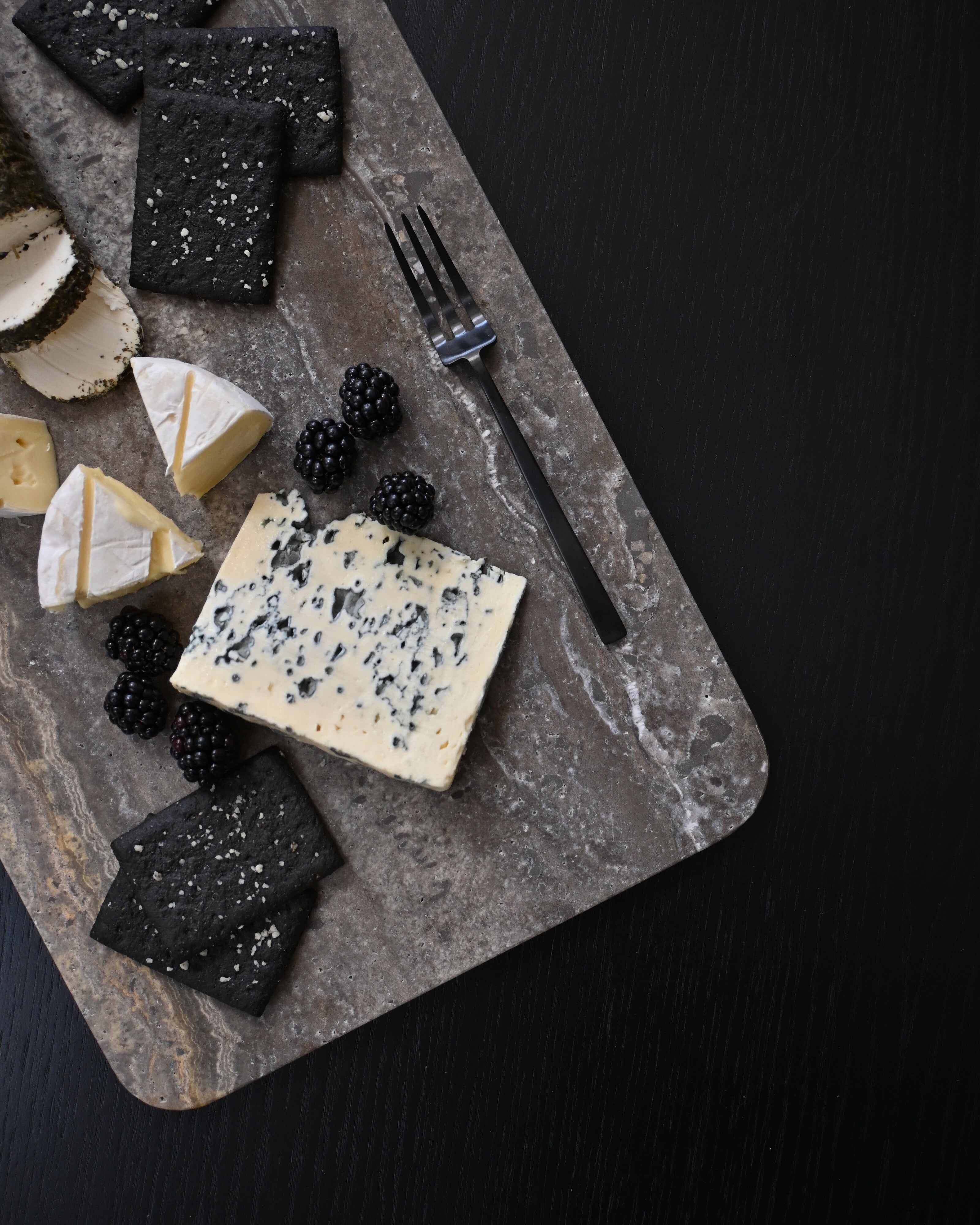 101 Copenhagen - Kogei Dessert Fork - Black - Cutlery