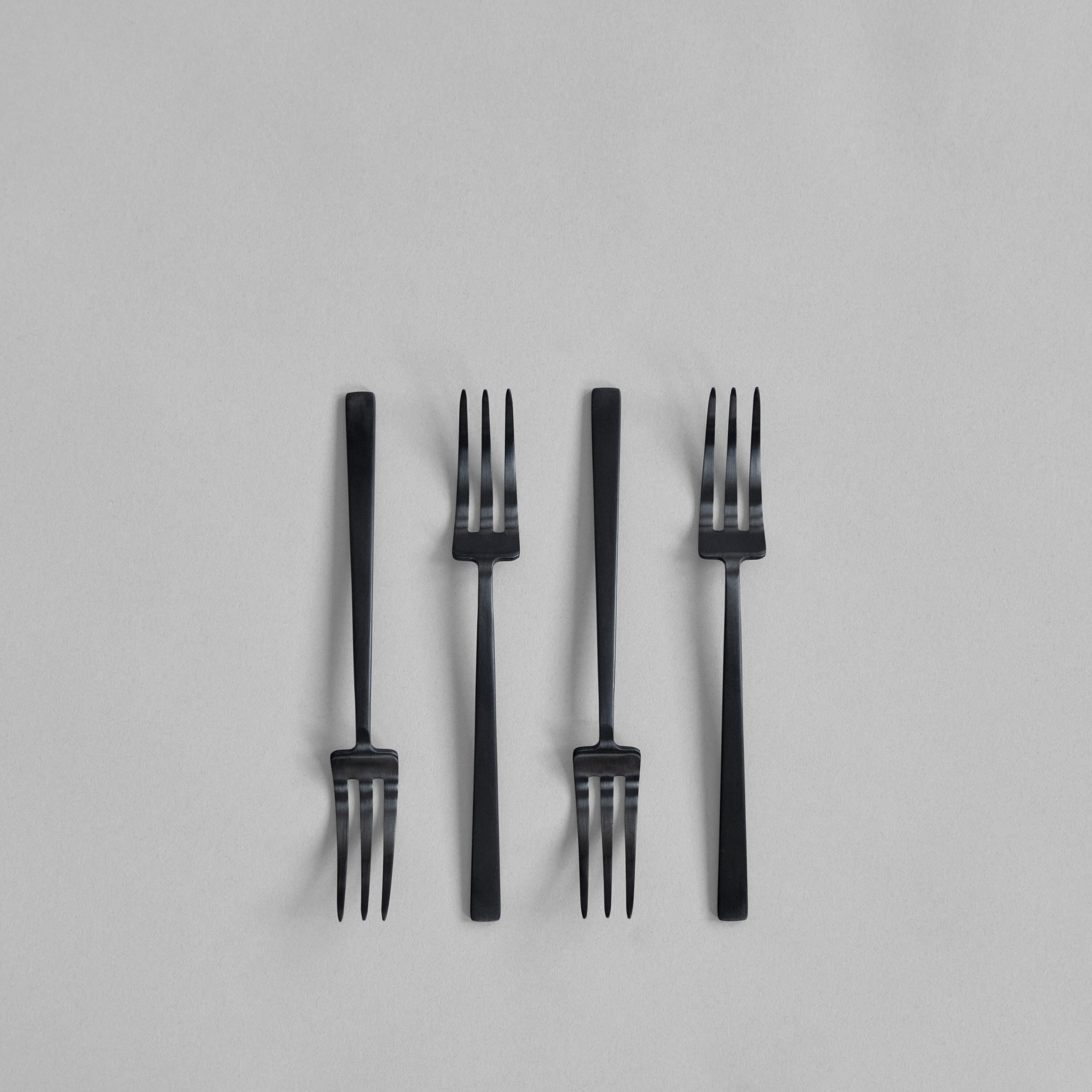101 Copenhagen - Kogei Dessert Fork - Black - Cutlery