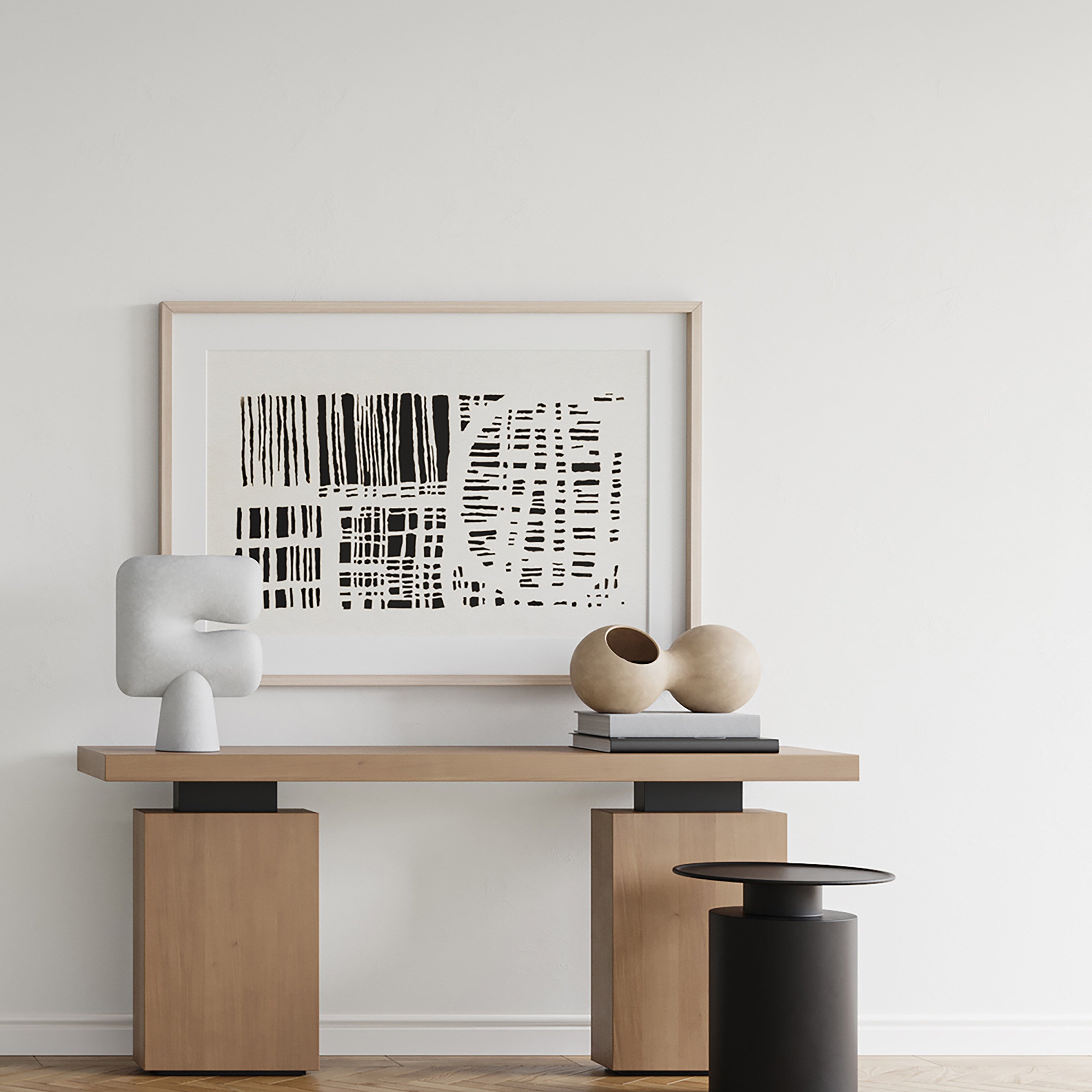 101 Copenhagen - Pillar Table, Tall - Burned Black - Coffee Table