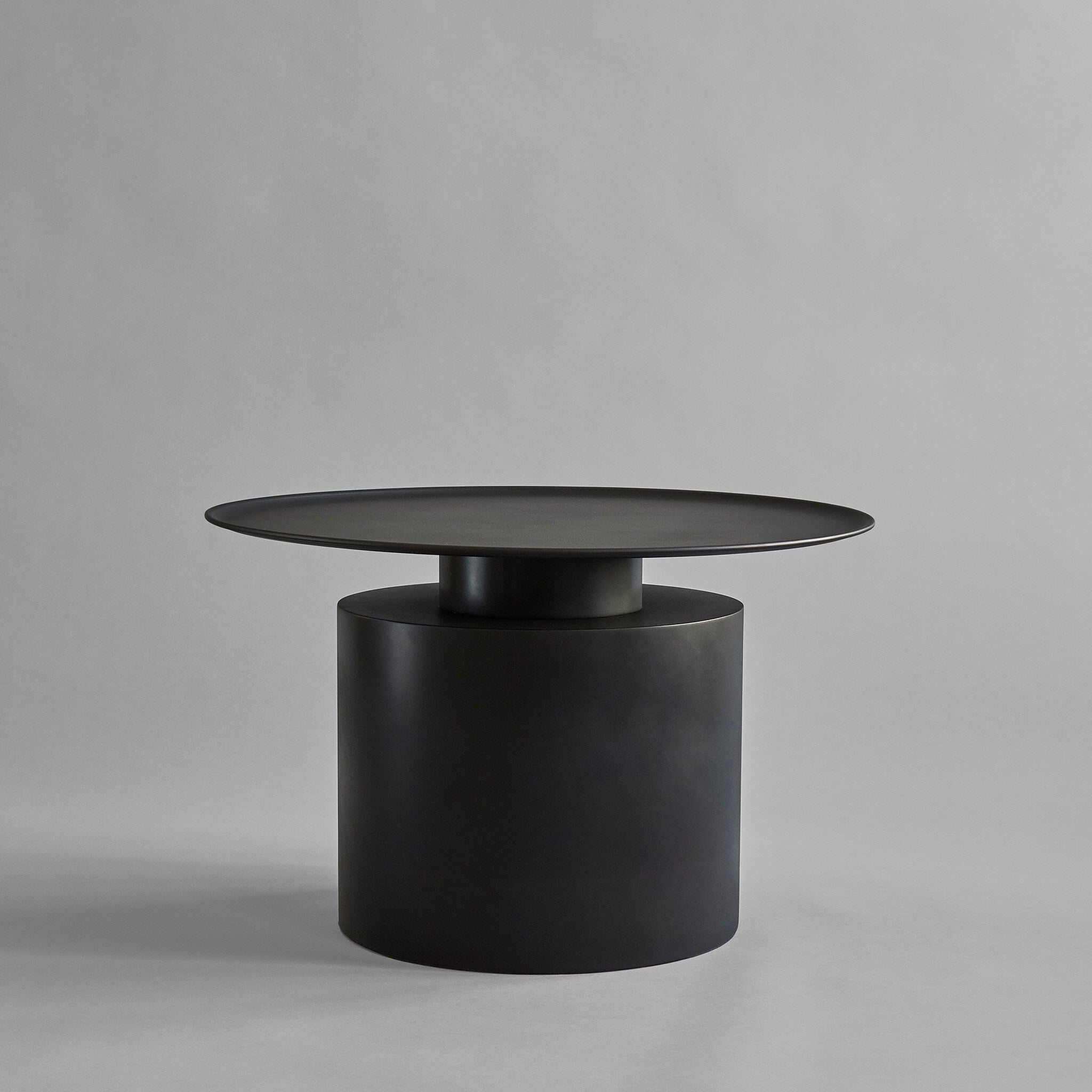 101 Copenhagen - Pillar Table, Low - Burned Black - Coffee Table