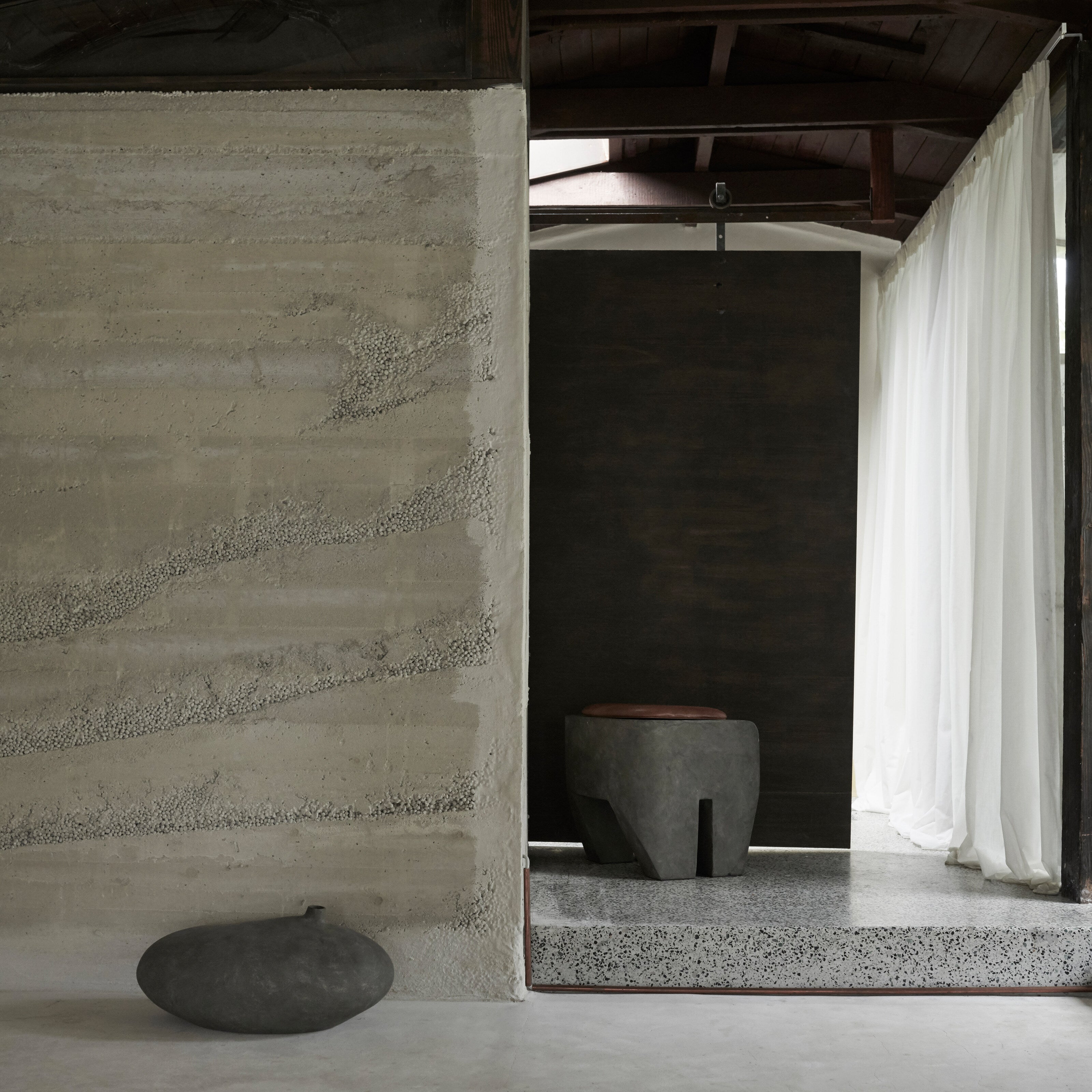 101 Copenhagen - Sculpt Stool - Concrete - Stool